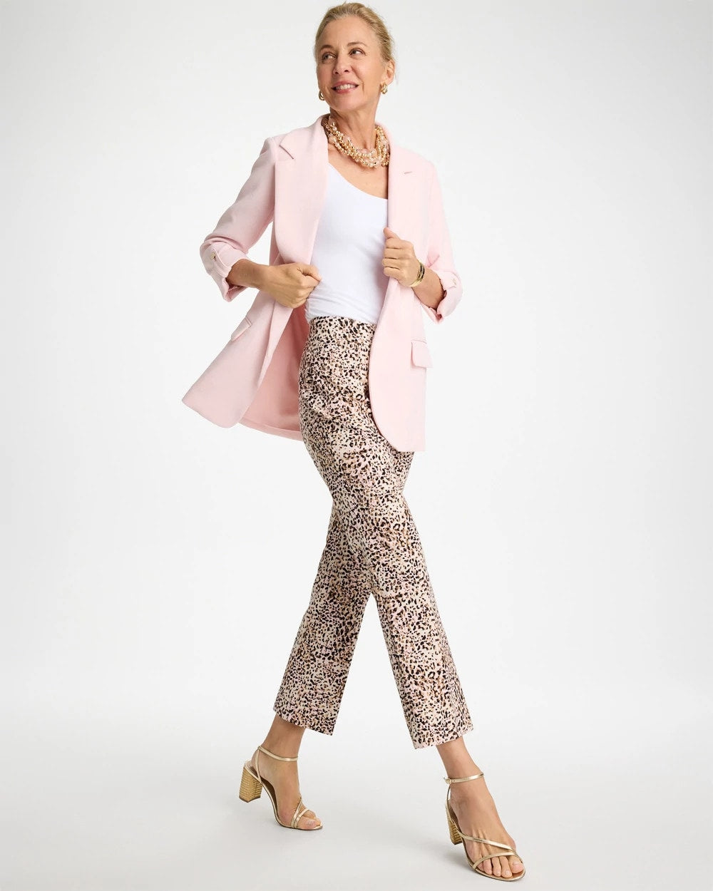 Chico's Best Price | Brigitte™ Animal Print Crop Flare Pants