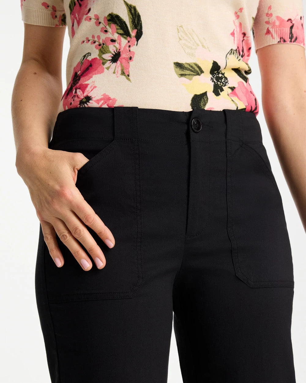 Chico's Everyday | High Hem Straight Crop Pants