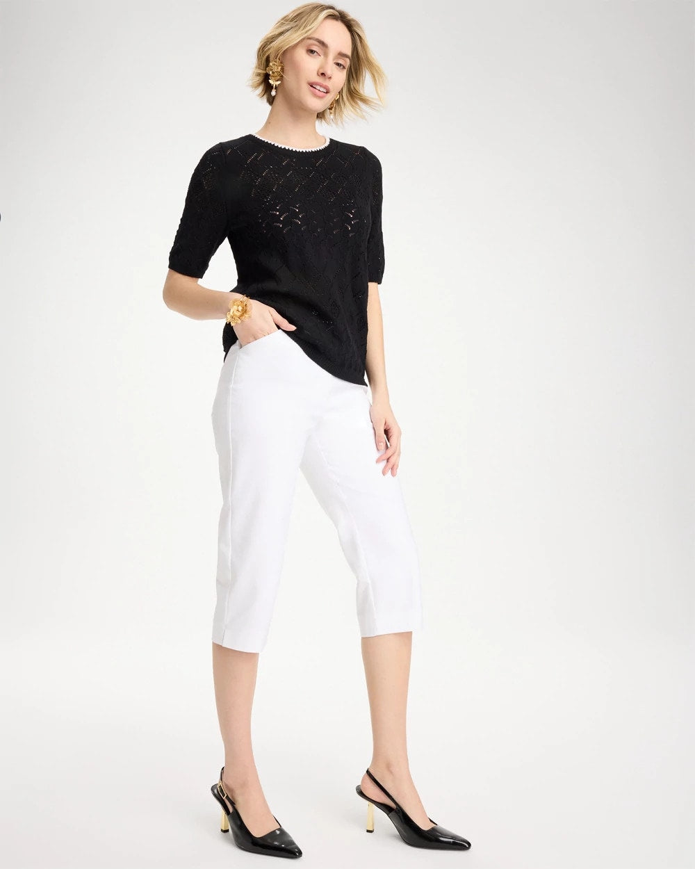 Chico's Best Price | Emme Slim Capri Pants