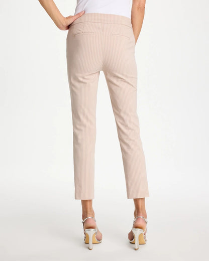 Chico's Best Price | Brigitte™ Slim Twill Stripe Neutral Crop
