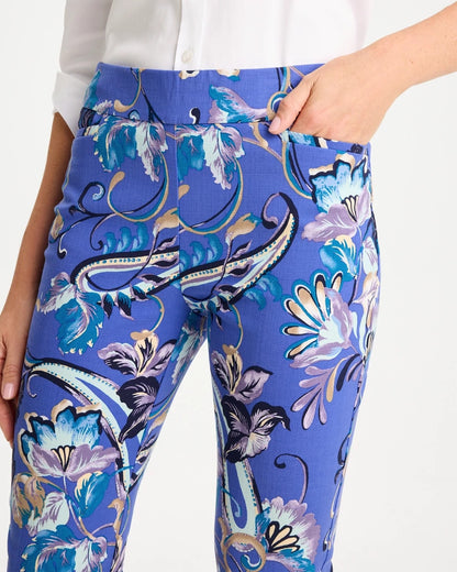 Chico's Popular | Brigitte™ Slim Mae Paisley Crop Pant