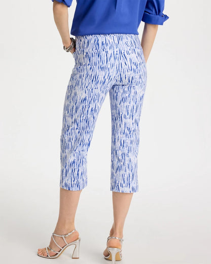 Chico's Discount | Brigitte™ Slim Infinite Lines Capri Pants
