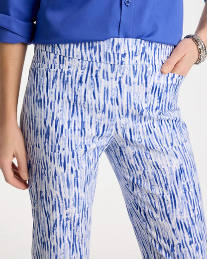 Chico's Discount | Brigitte™ Slim Infinite Lines Capri Pants