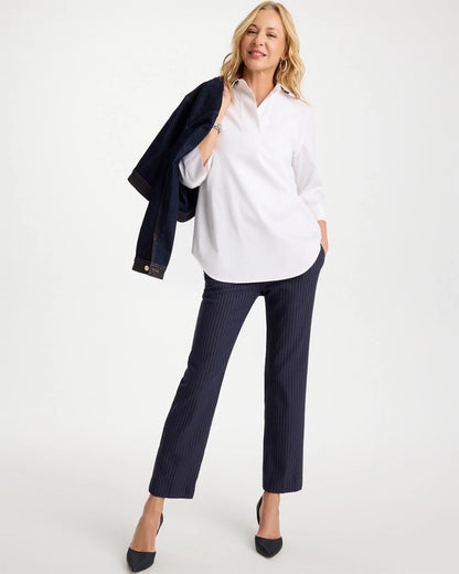 Chico's Trusted | Brigitte™ Straight Pinstripe Cropped Pants
