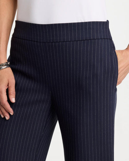 Chico's Trusted | Brigitte™ Straight Pinstripe Cropped Pants