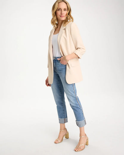 Chico's Everyday | Girlfriend Roll Cuff Crop Jeans