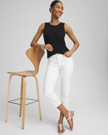 Chico's Premium | No Stain Girlfriend Cropped Jeans