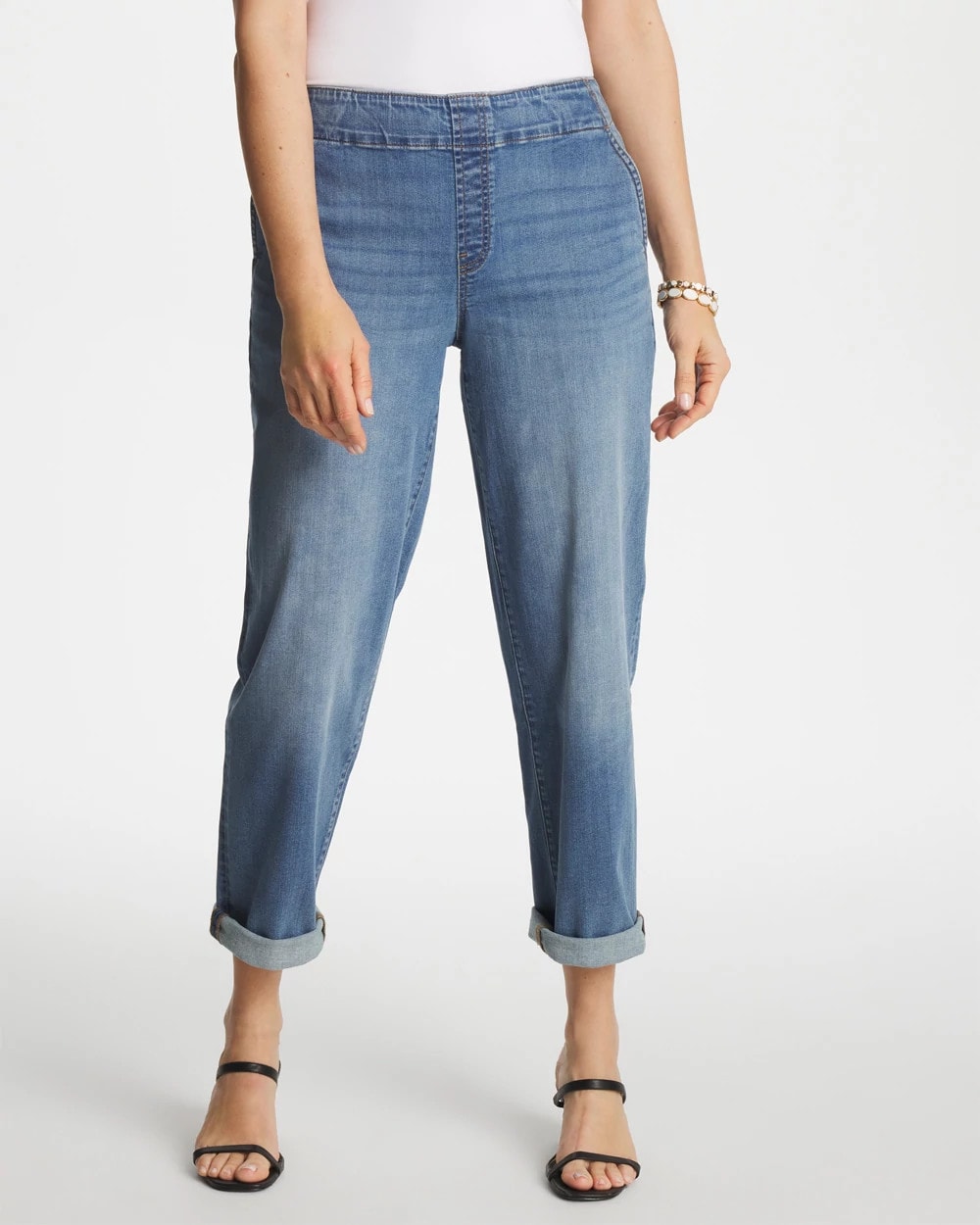 Chico's Classic | Pull-On Boyfriend Cropped Jeans