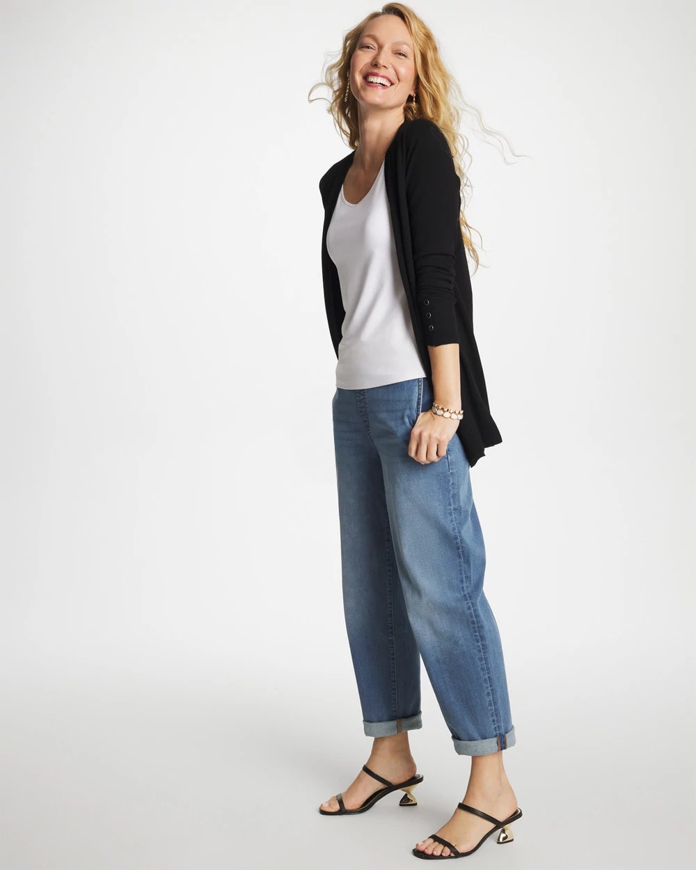 Chico's Classic | Pull-On Boyfriend Cropped Jeans