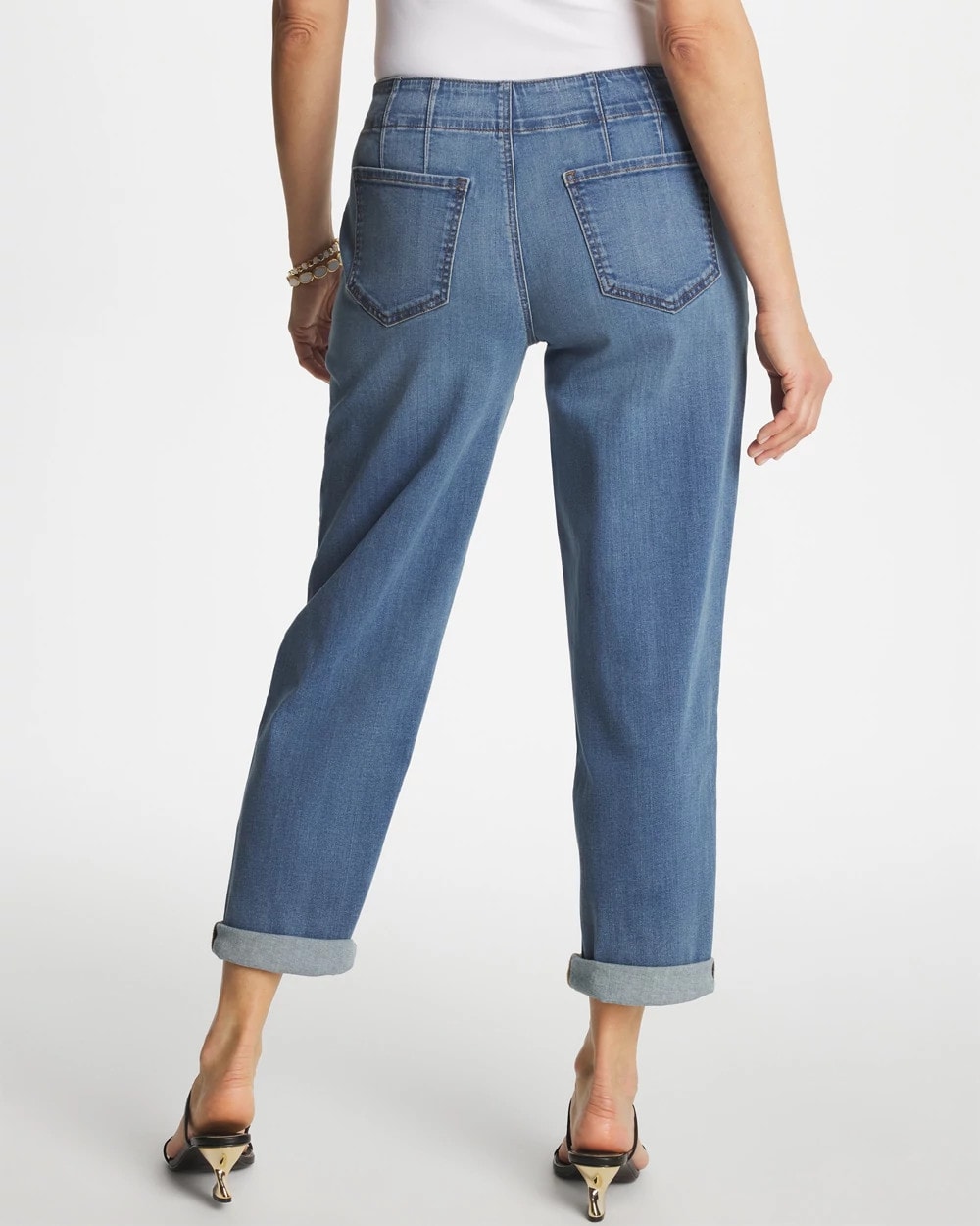 Chico's Classic | Pull-On Boyfriend Cropped Jeans
