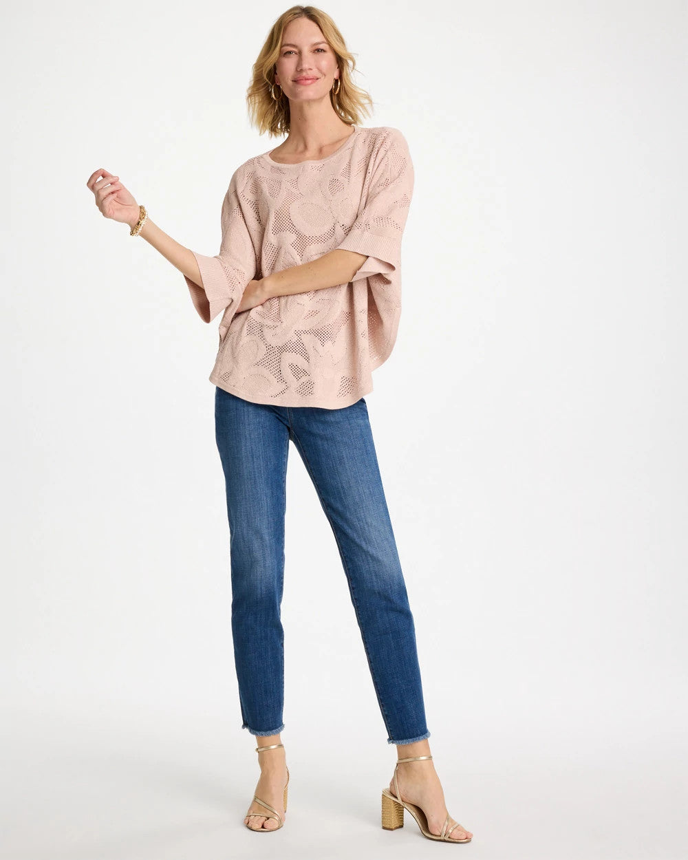 Chico's Best Price | Girlfriend Slim Frayed Ankle Jeans