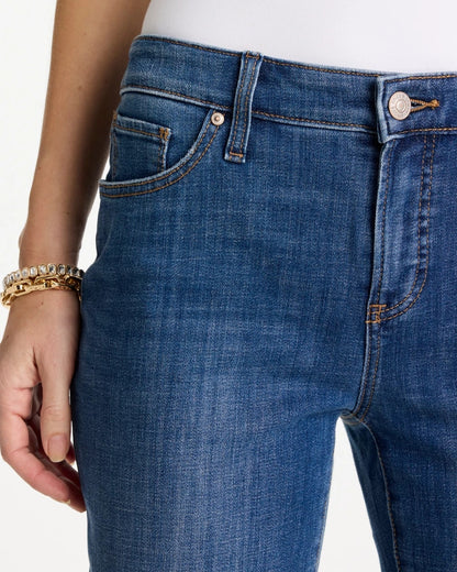 Chico's Best Price | Girlfriend Slim Frayed Ankle Jeans