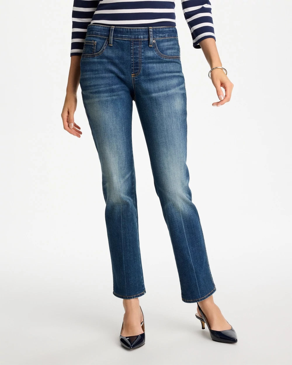 Chico's Best Price | Pull-On Straight Jeans