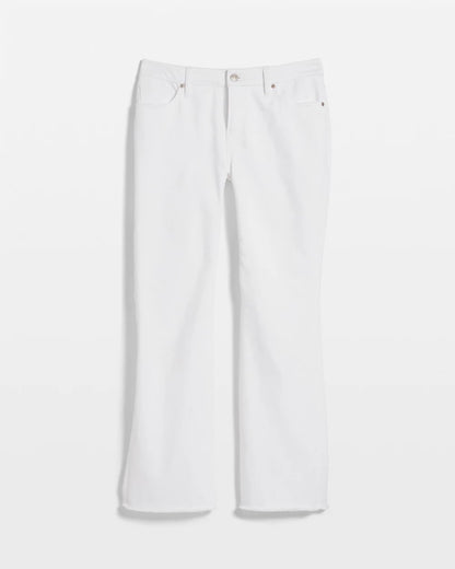 Chico's Great Value | Petite No Stain Girlfriend Fray Hem Kick Flares