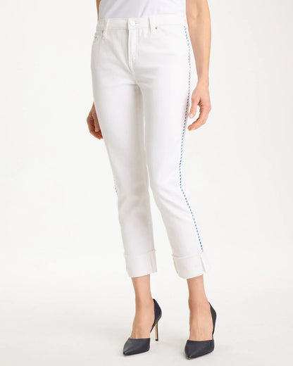 Chico's Customer Favorite | Girlfriend Roll Cuff Crop Jeans