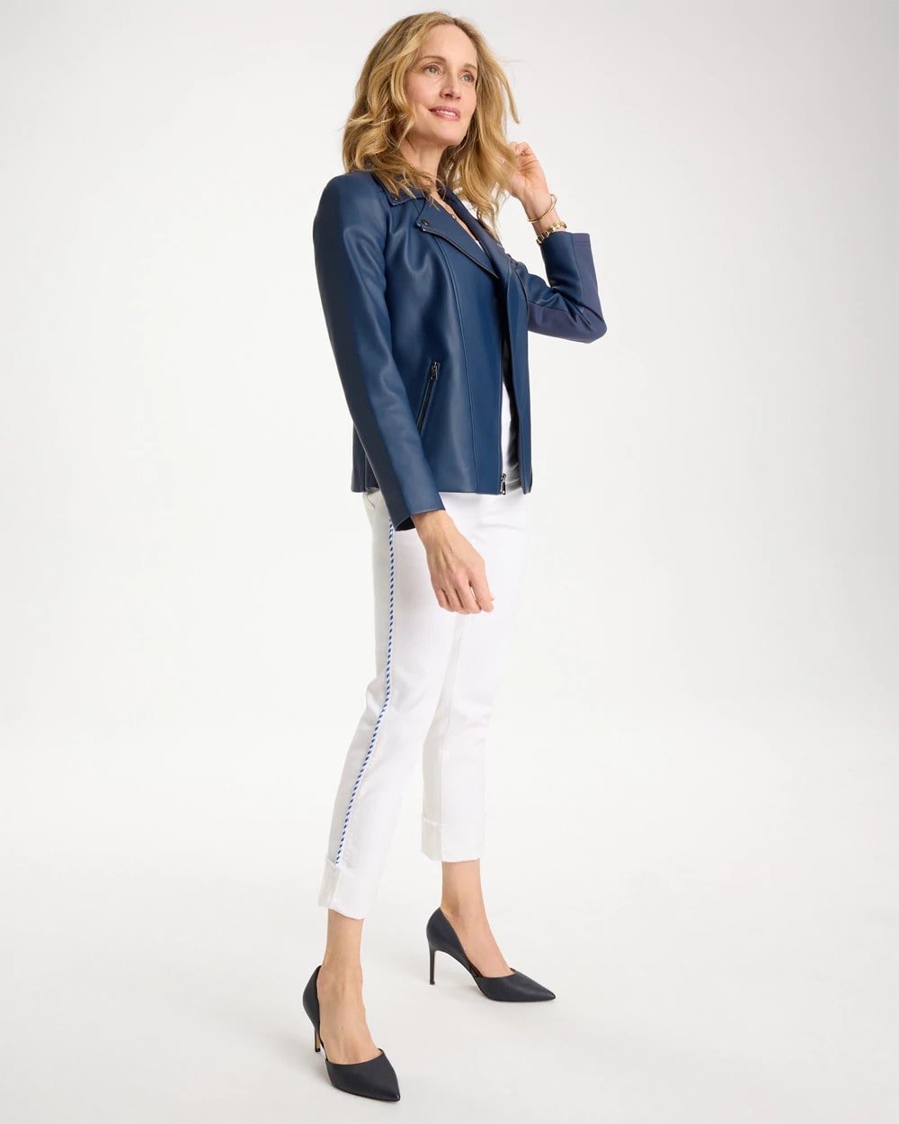 Chico's Customer Favorite | Girlfriend Roll Cuff Crop Jeans