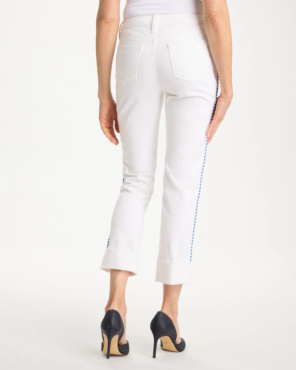 Chico's Customer Favorite | Girlfriend Roll Cuff Crop Jeans