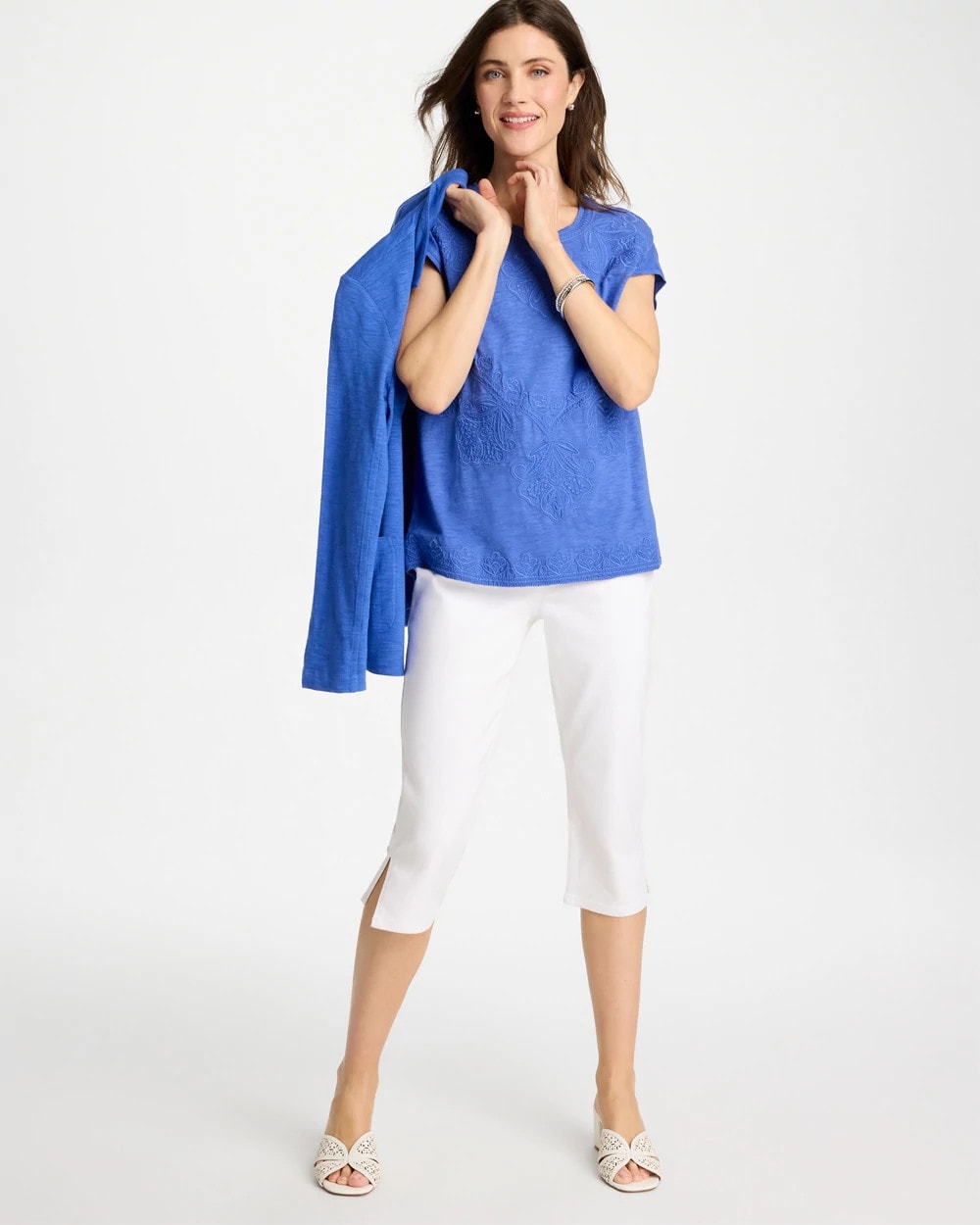 Chico's Signature | Pull-On Capri Jeans