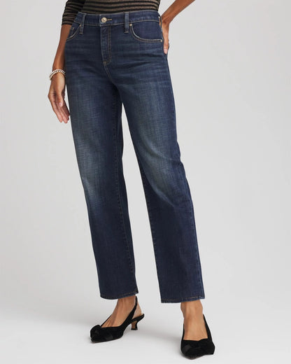 Chico's Best Seller | Girlfriend Straight Ankle Jeans
