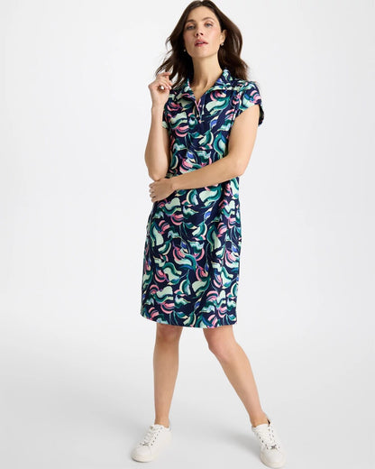 Chico's Signature | Zenergy® UPF Blooms Polo Dress