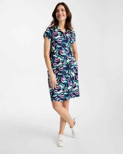 Chico's Signature | Zenergy® UPF Blooms Polo Dress