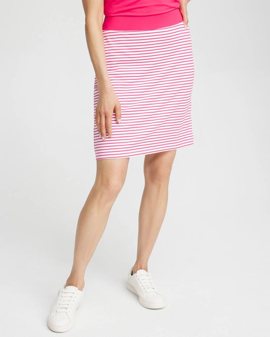Chico's Exclusive | Zenergy® UPF Knit Stripe Skort