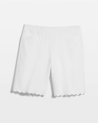 Chico's Smart Buy | Brigitte™ Pull-On Scallop-Hem Shorts