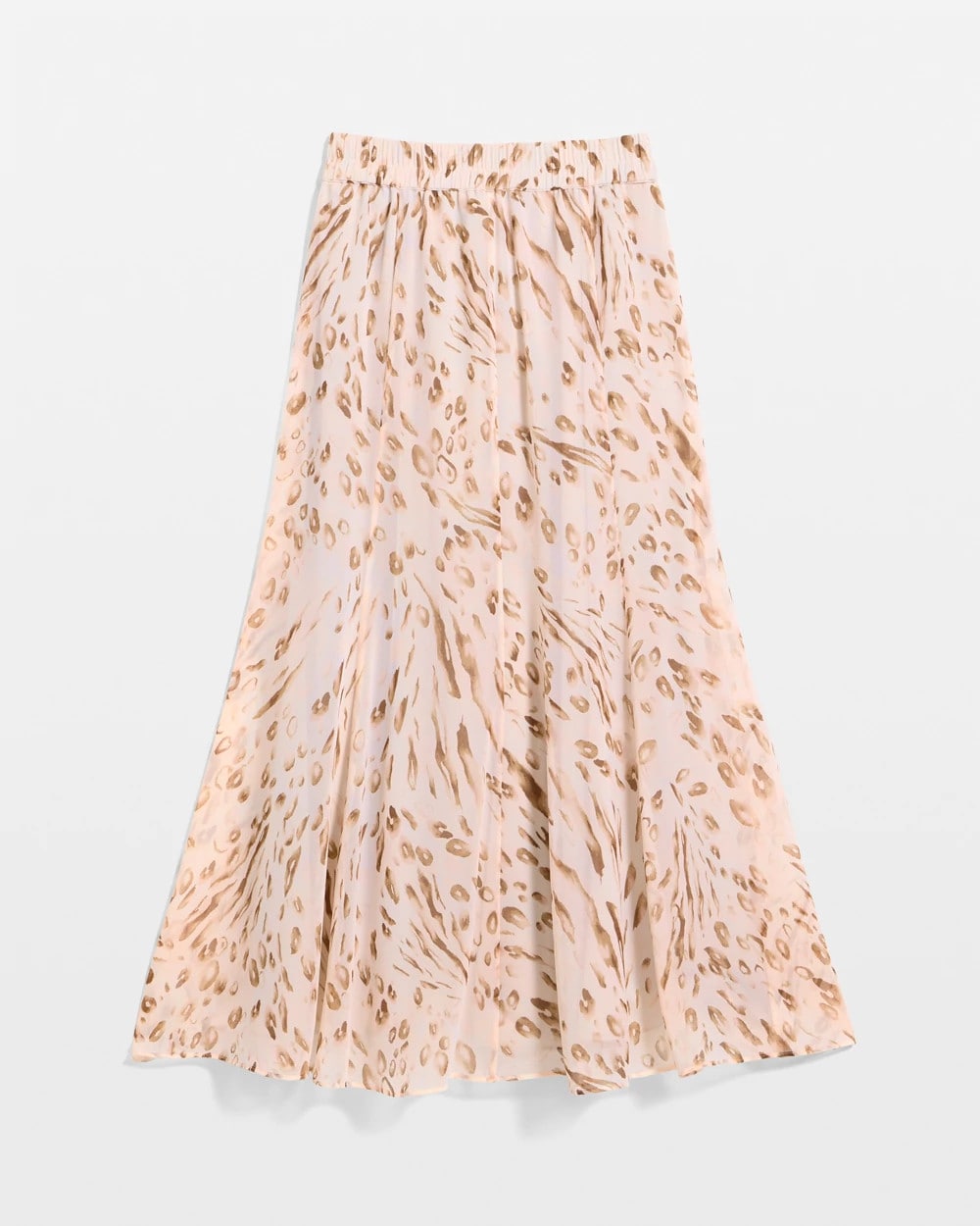Chico's Trusted | Cheetah Pull-On Godet Skirt