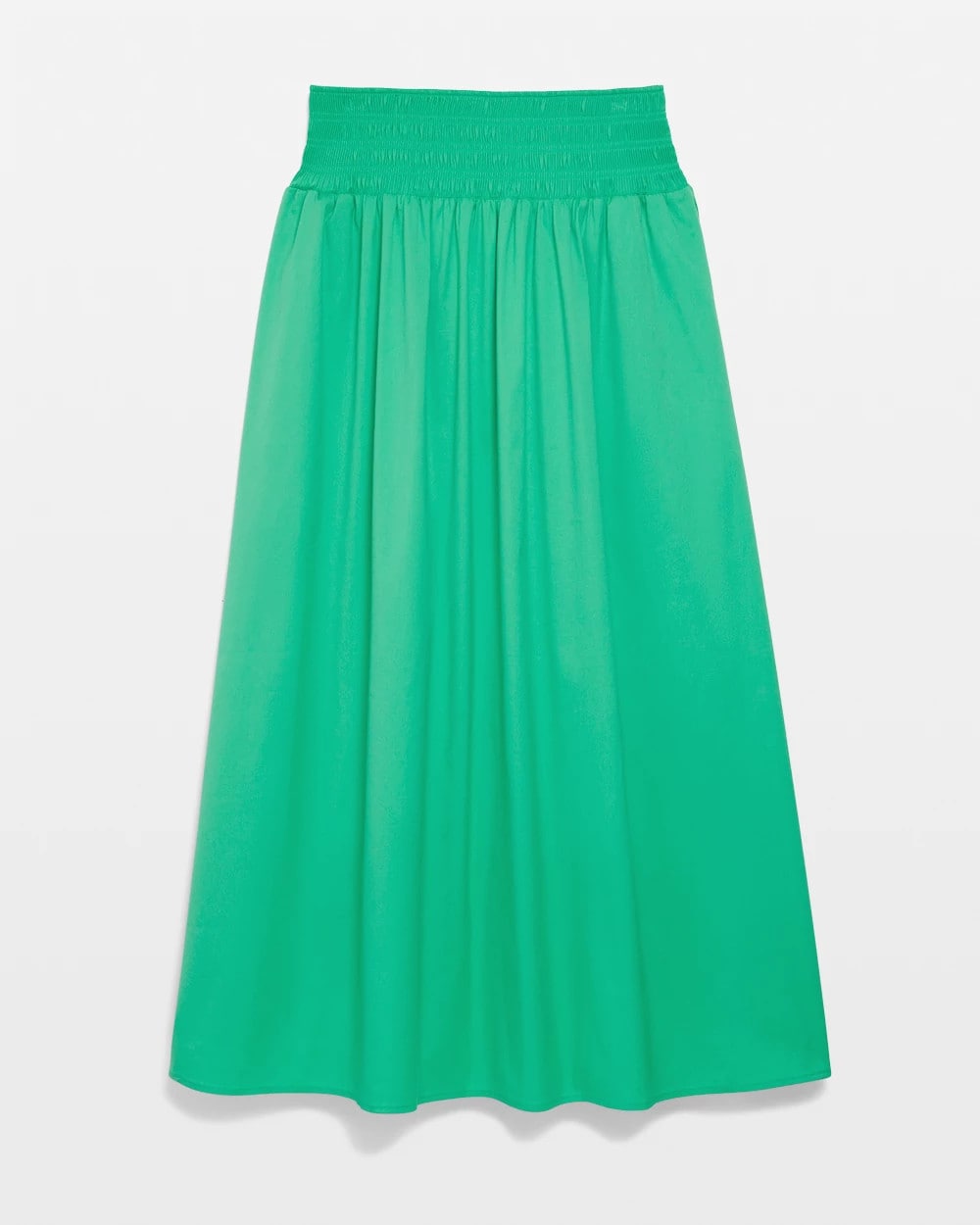 Chico's Everyday | Poplin Smocked Waist Skirt