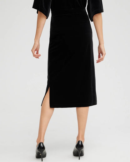 Chico's Best Seller | Travelers™ Velvet Midi Skirt