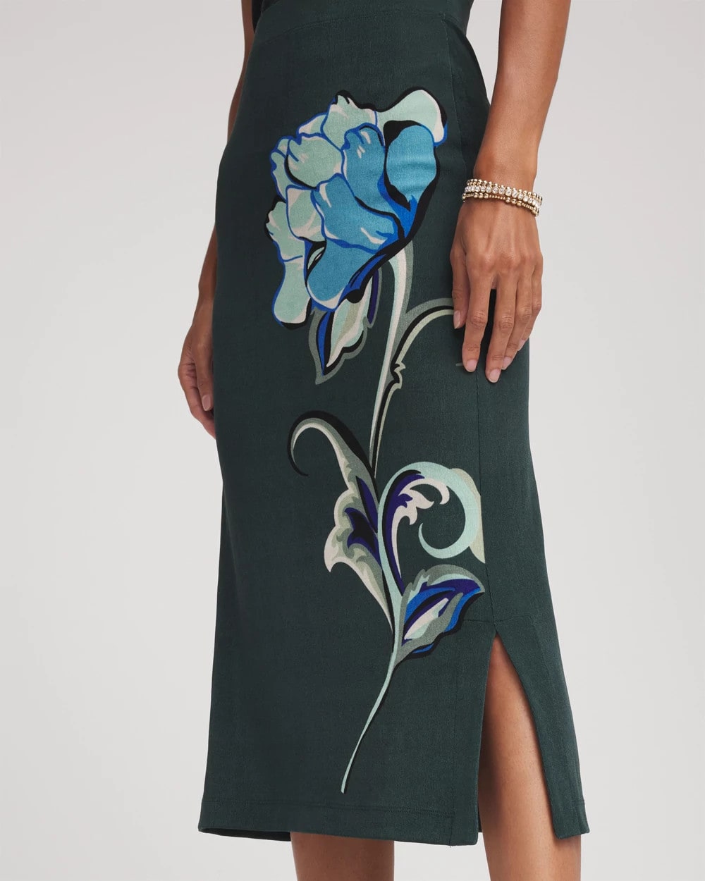 Chico's Essential | Travelers™ Artisanal Midi Skirt