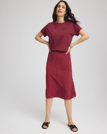 Chico's Special Offer | Zenergy® UPF Bungee-Hem Pull-On Skirt