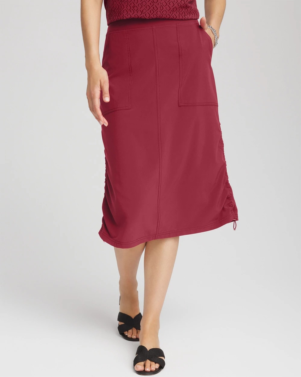 Chico's Special Offer | Zenergy® UPF Bungee-Hem Pull-On Skirt