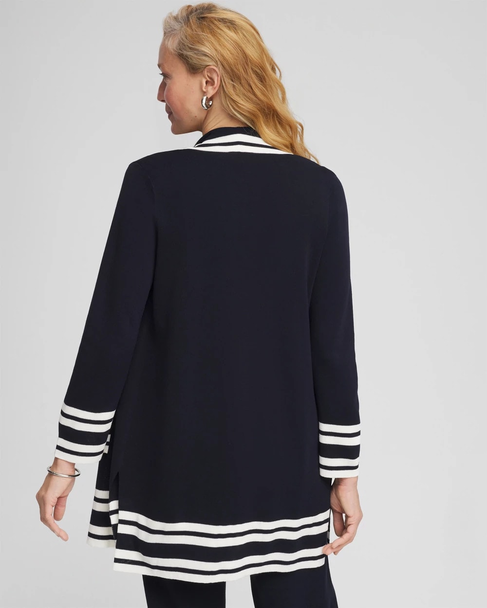 Chico's Signature | Travelers™ Contrast Border Cardigan