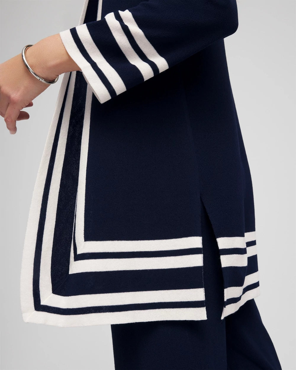 Chico's Signature | Travelers™ Contrast Border Cardigan