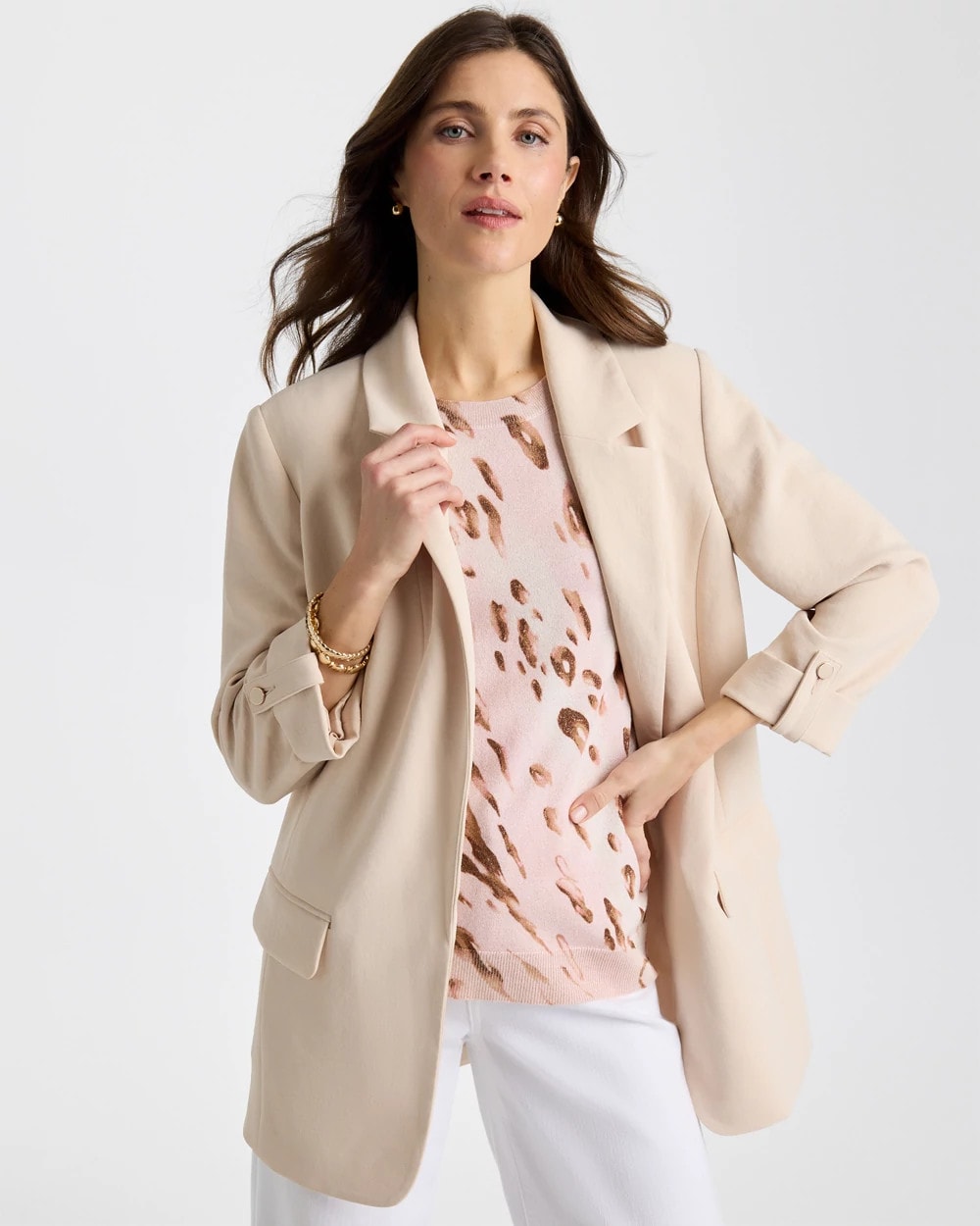 Chico's Essential | Boyfriend Crepe Blazer