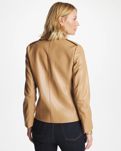 Chico's Recommended | Faux Leather Moto Jacket