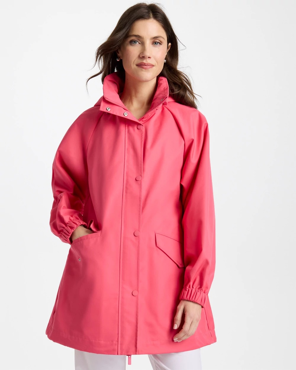 Chico's Signature | Zenergy® Twill Rain Jacket
