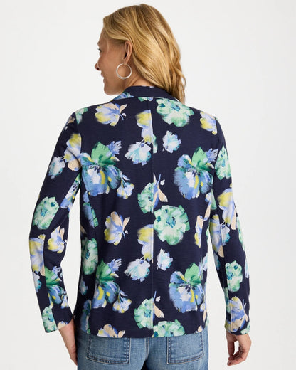 Chico's Quality | Printed Slub Knit Blazer
