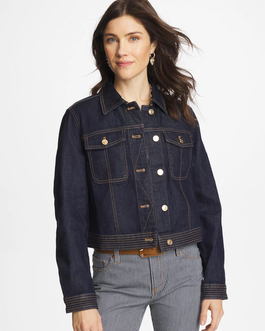 Chico's Popular | Denim Trucker Jacket