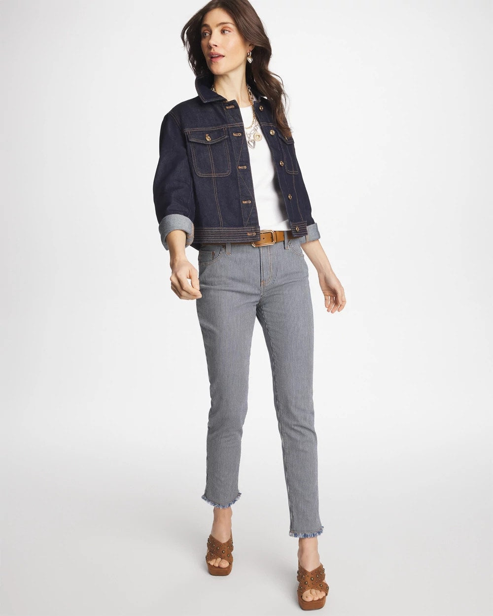 Chico's Popular | Denim Trucker Jacket
