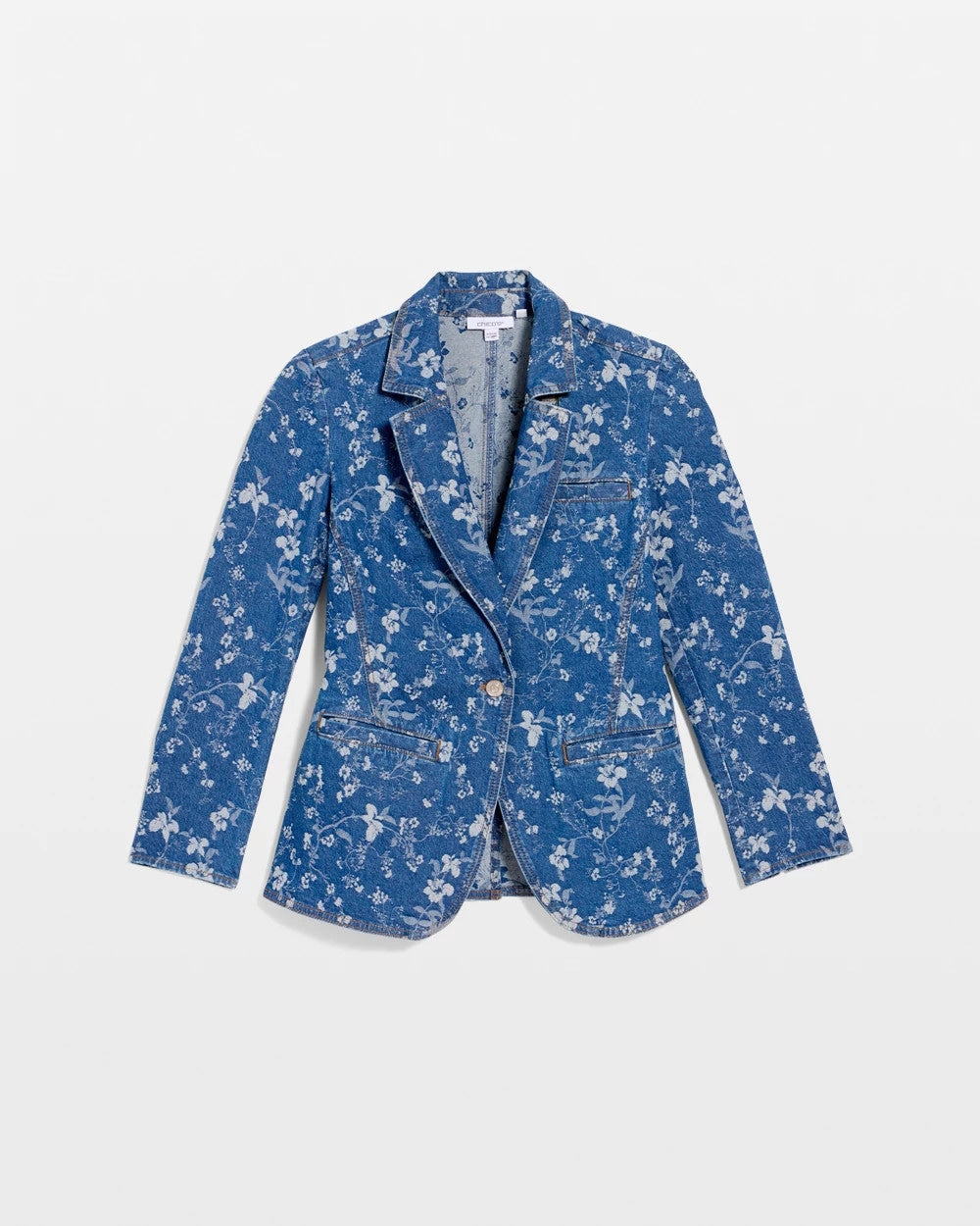 Chico's Latest | Jacquard Denim Blazer