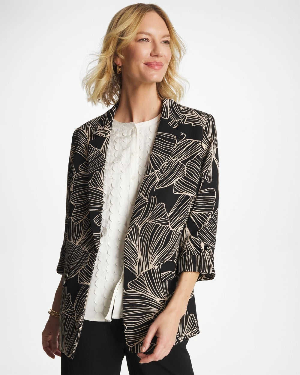 Chico's Classic | Ginkgo Crepe Blazer