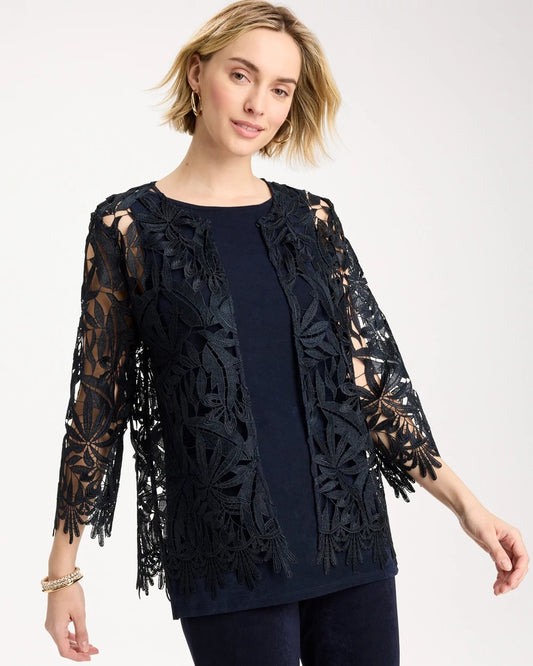 Chico's Sale | Travelers™ Galloon Lace Jacket
