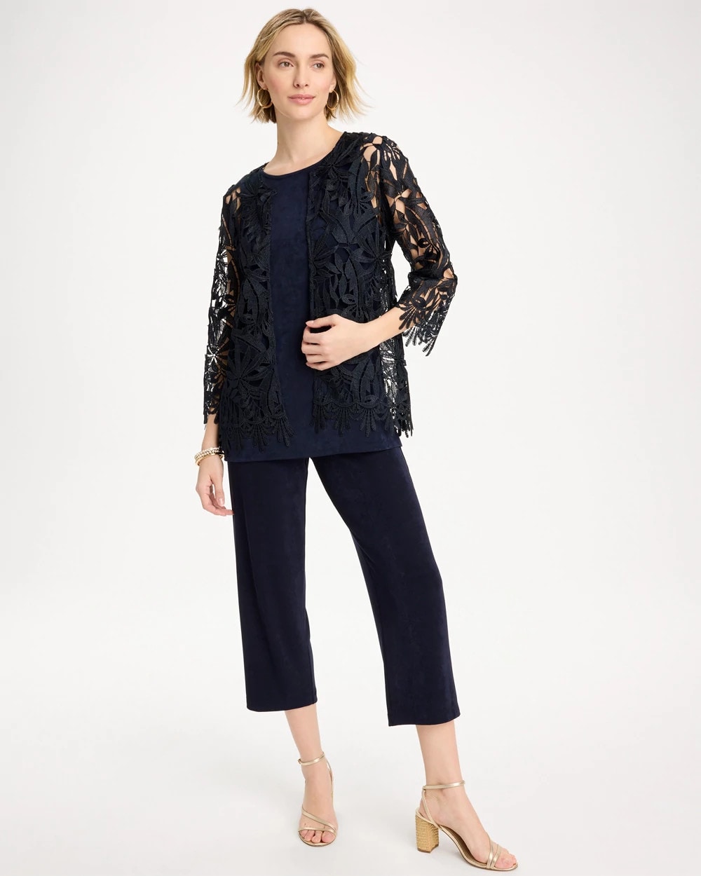 Chico's Sale | Travelers™ Galloon Lace Jacket