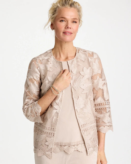 Chico's Top Pick | Travelers™ Collection Scallop Lace Jacket