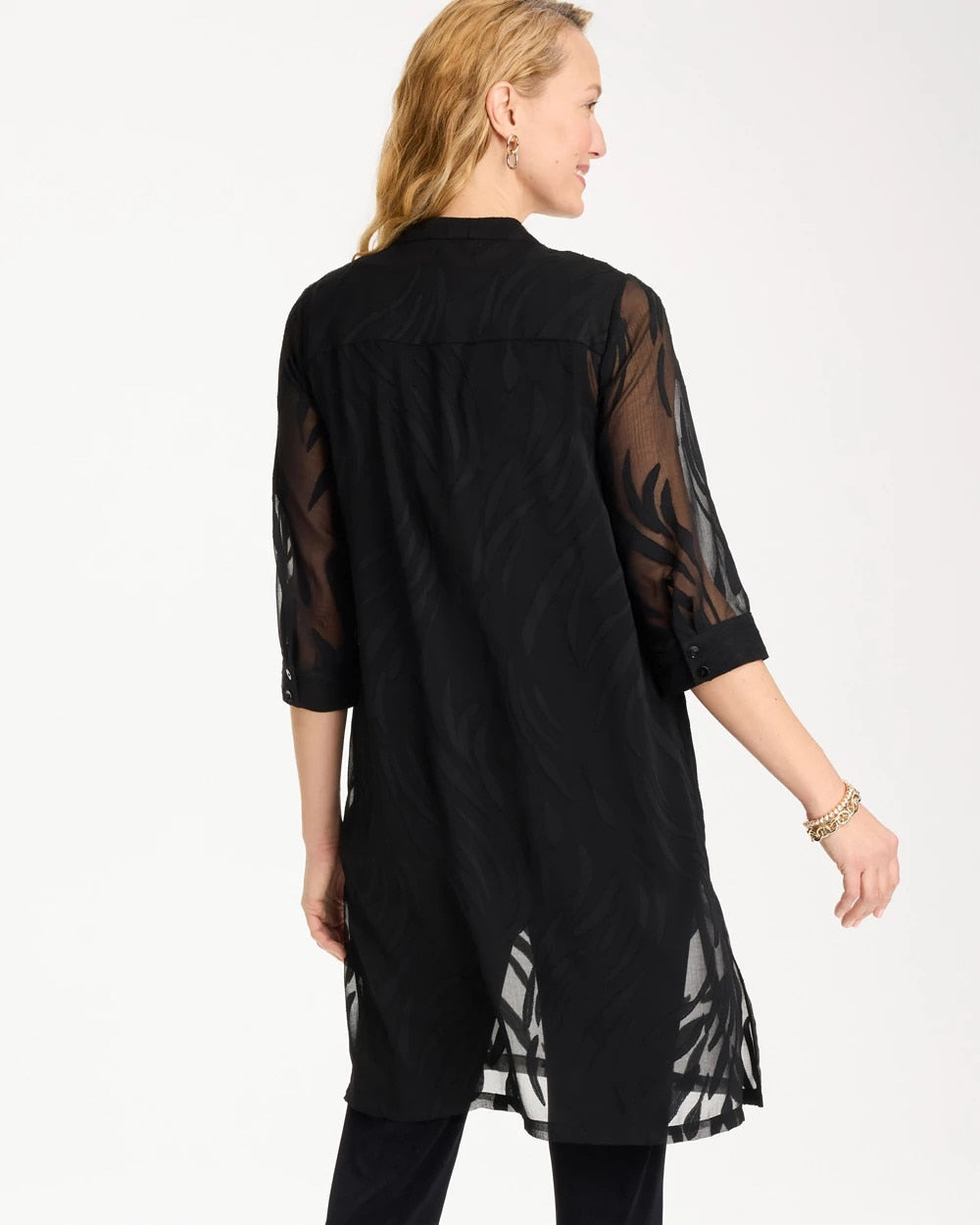 Chico's Best Price | Travelers™ Collection Sheer Jacquard Topper