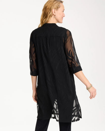 Chico's Best Price | Travelers™ Collection Sheer Jacquard Topper