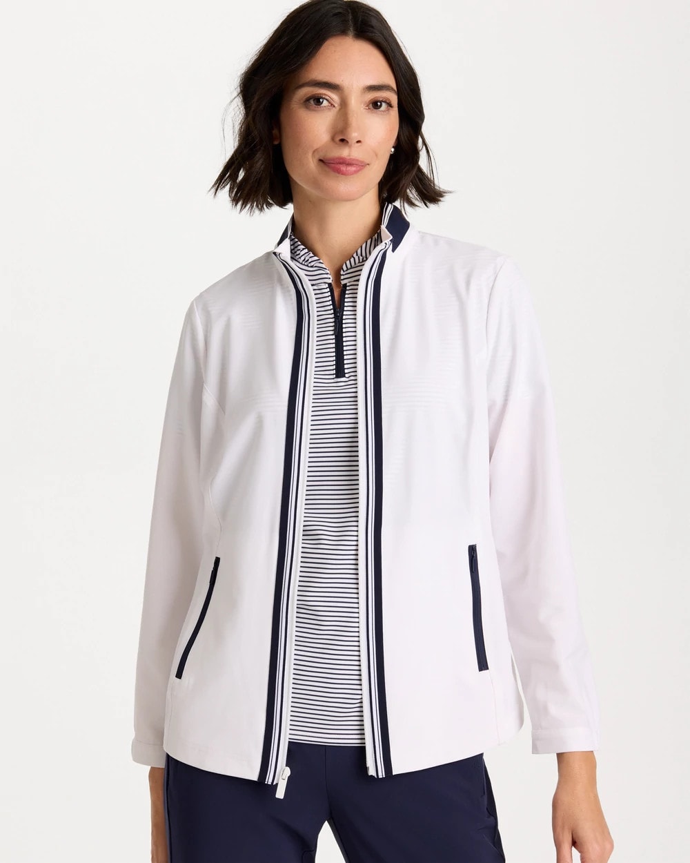 Chico's Discount | Zenergy® UPF Colorblock Jacket