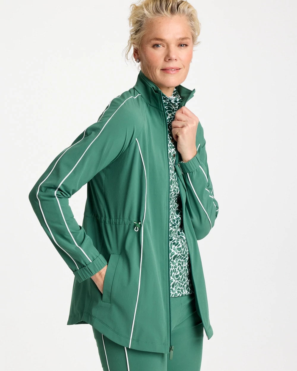 Chico's Quality | Zenergy® UPF Piping Anorak Jacket